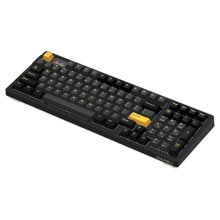 DAREU A98 PRO II | Wireless 98-Key RGB Custom Hotswap Keyboard with Display