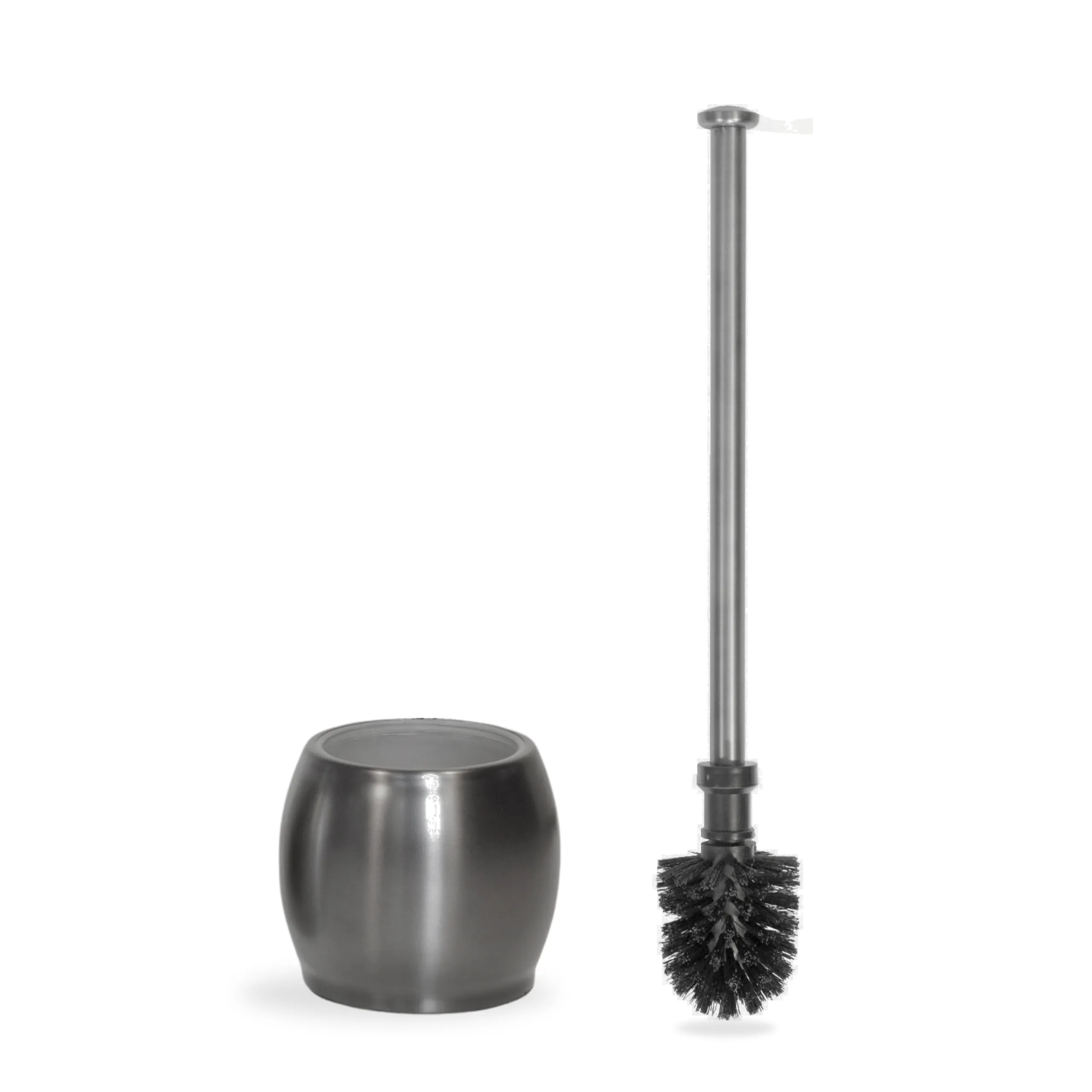 Dark Grey Stainless Steel Toilet Brush