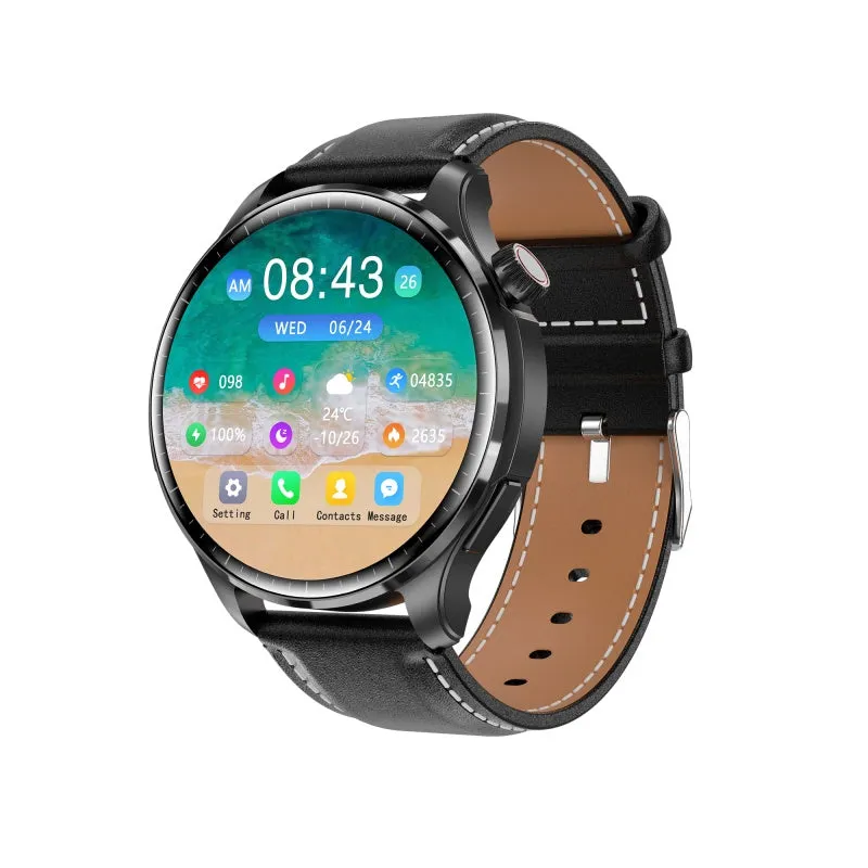 DaTeoy GT4 Smart Watch - Business Style Smartwatch, 1.6" Full Touch Screen, Bluetooth Call, GPS Tracker, Health Monitoring, IP68 Waterproof, Compatible with Android & iOS