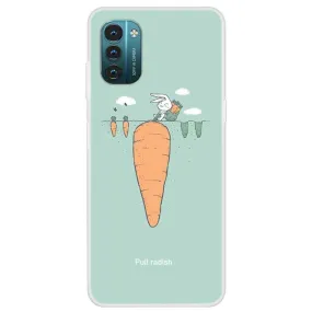 Deco Nokia G11 / G21 case - Rabbit Pulling Carrots