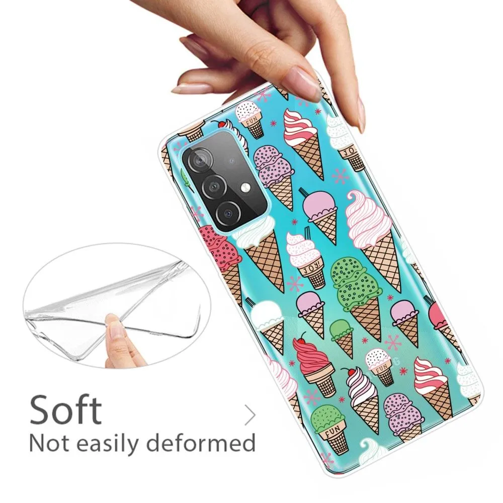 Deco Samsung Galaxy A73 case - Fun Ice Cream