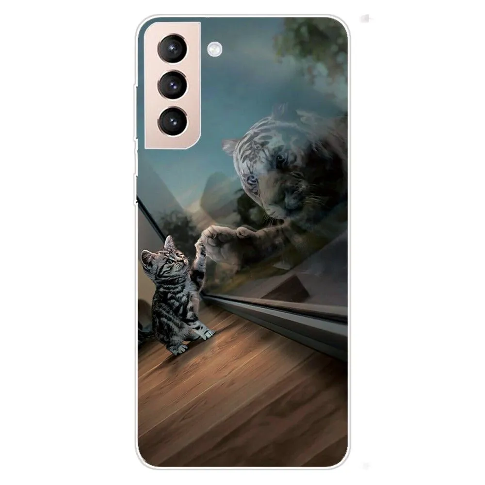 Deco Samsung Galaxy S22 Plus case - Mirror Cat