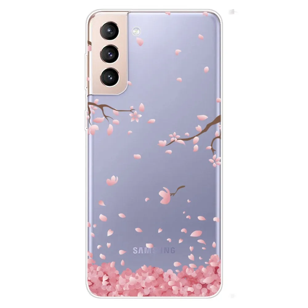 Deco Samsung Galaxy S22 Plus case - Pink Flower