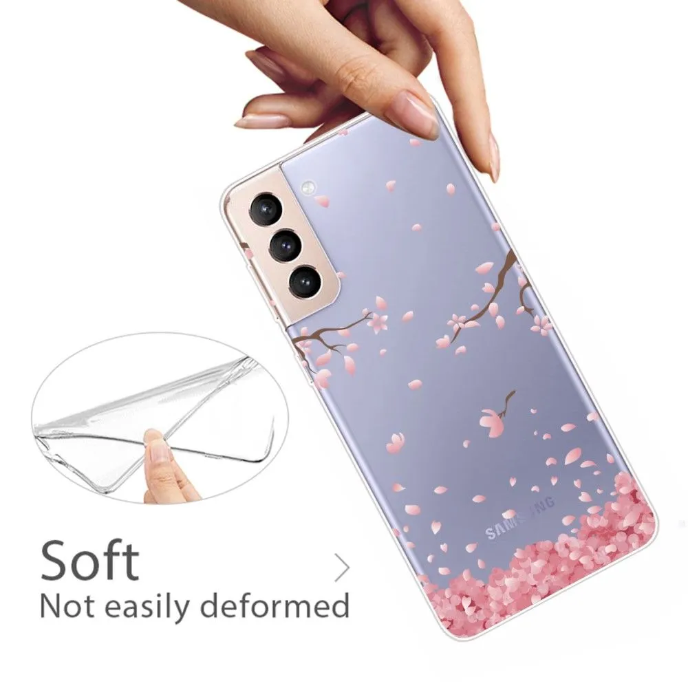 Deco Samsung Galaxy S22 Plus case - Pink Flower