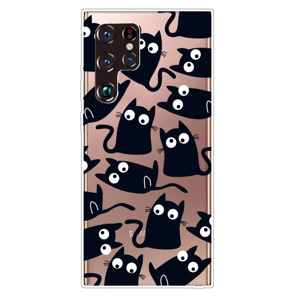 Deco Samsung Galaxy S22 Ultra case - Little Cats