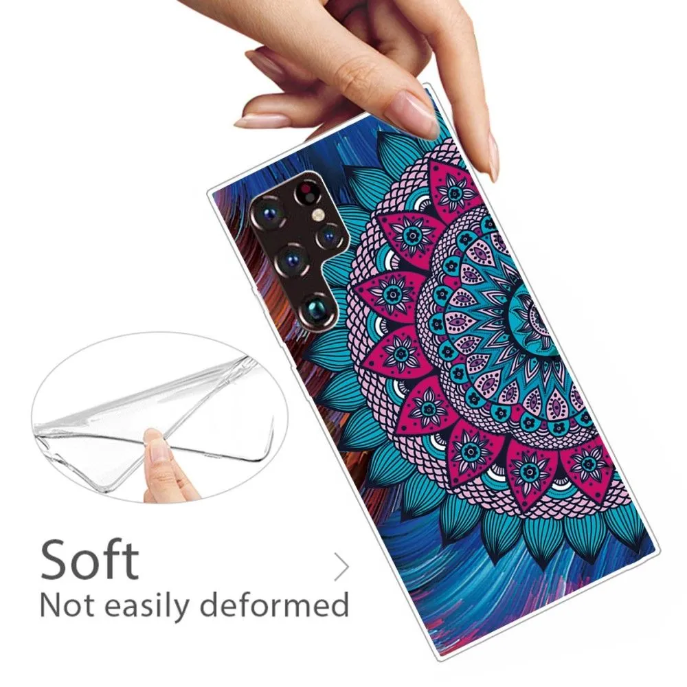 Deco Samsung Galaxy S22 Ultra case - Mandala Flower