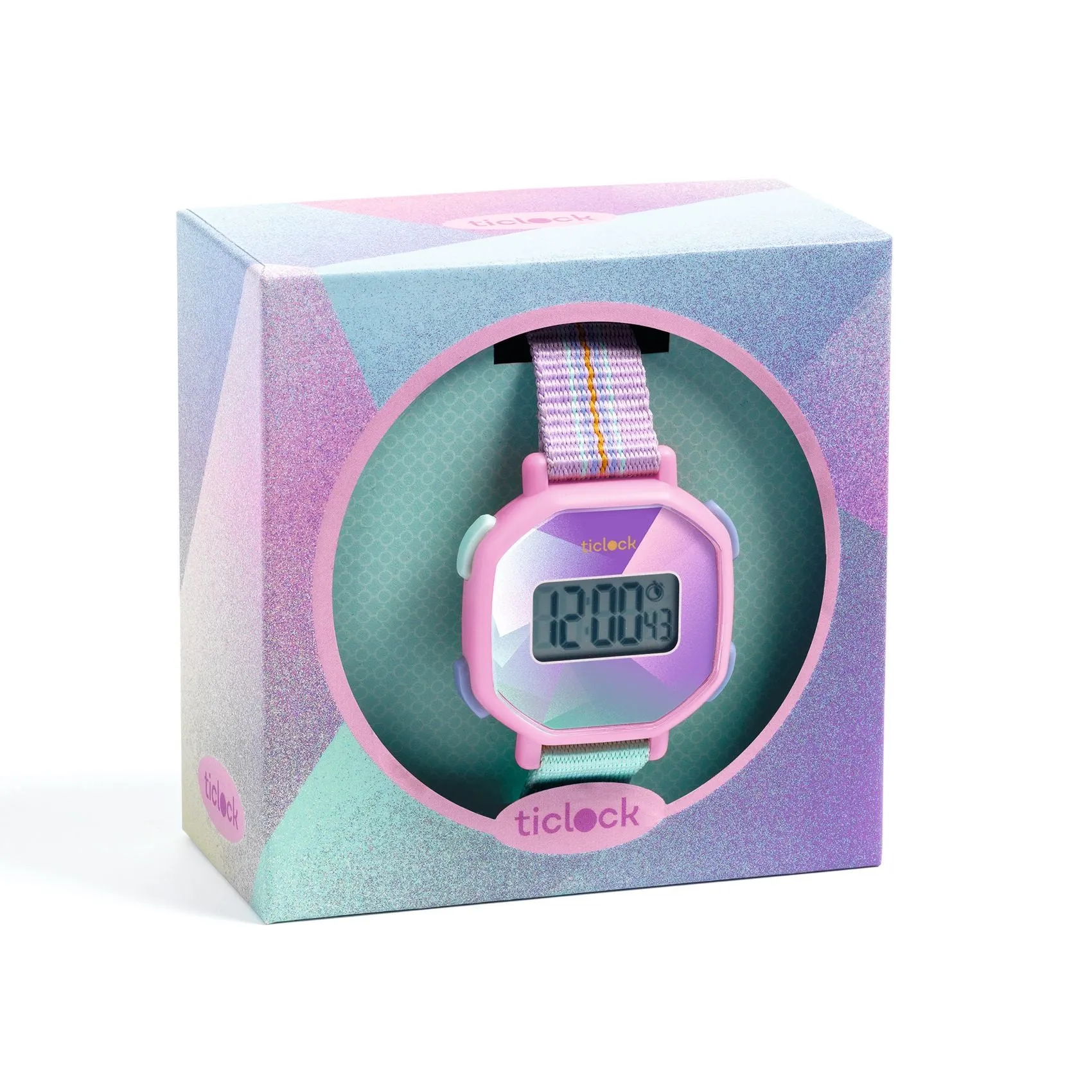 Djeco Digital Watch - Purple Prisma