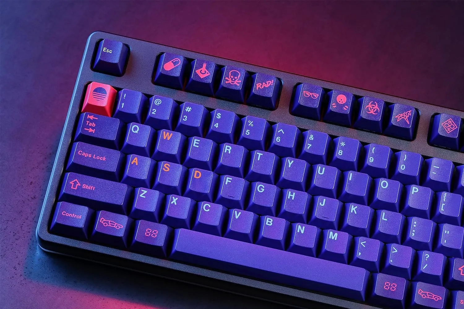 DROP   MiTo GMK Laser Custom Mechanical Keyboard Novelty Keycap Set  44-Keys Doubleshot ABS Cherry Profile