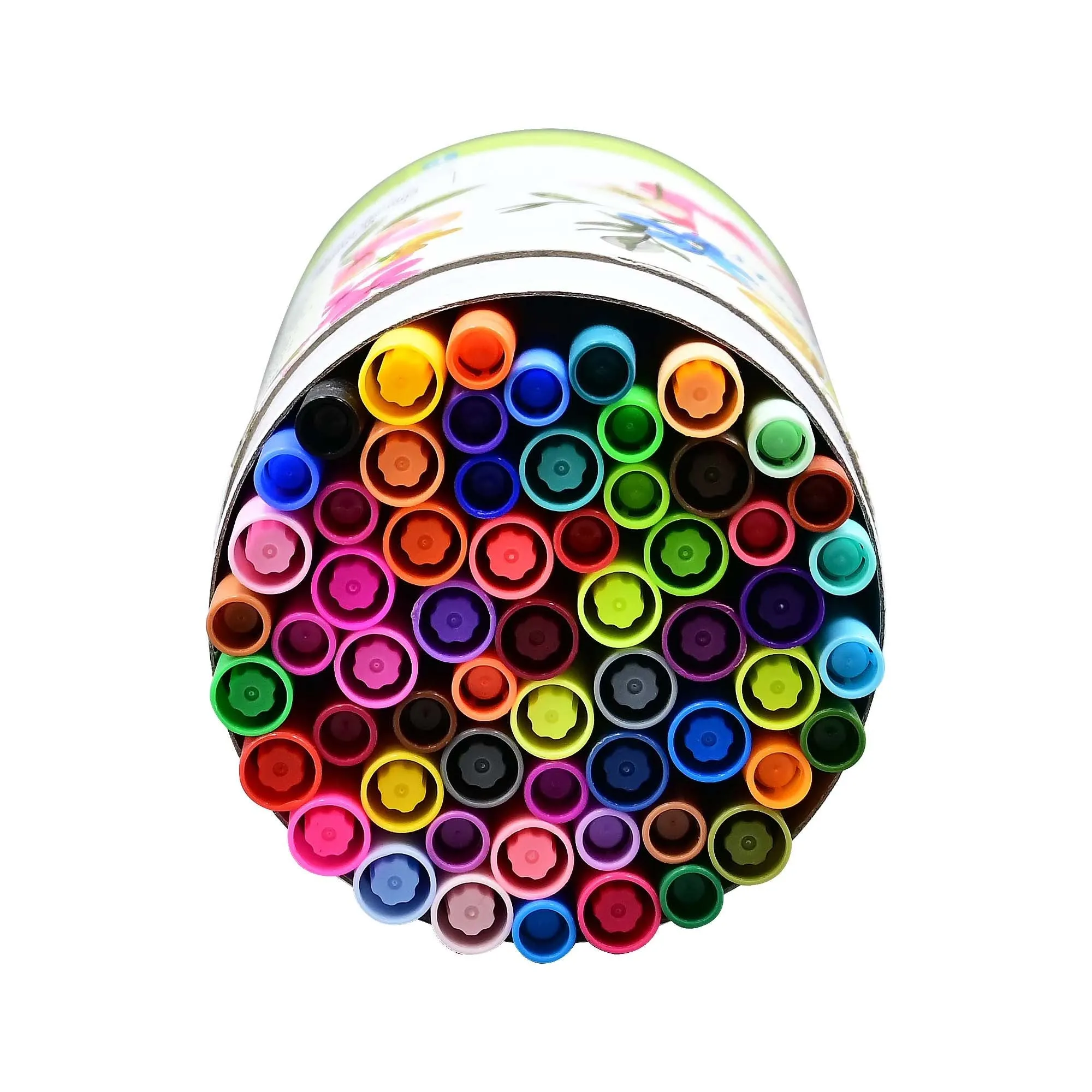 Dual-Tip Colouring Markers - 60 Colours