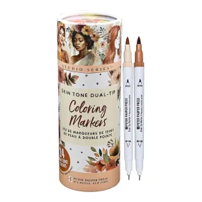 Dual-Tip Skin Tone Markers - 24 Colours