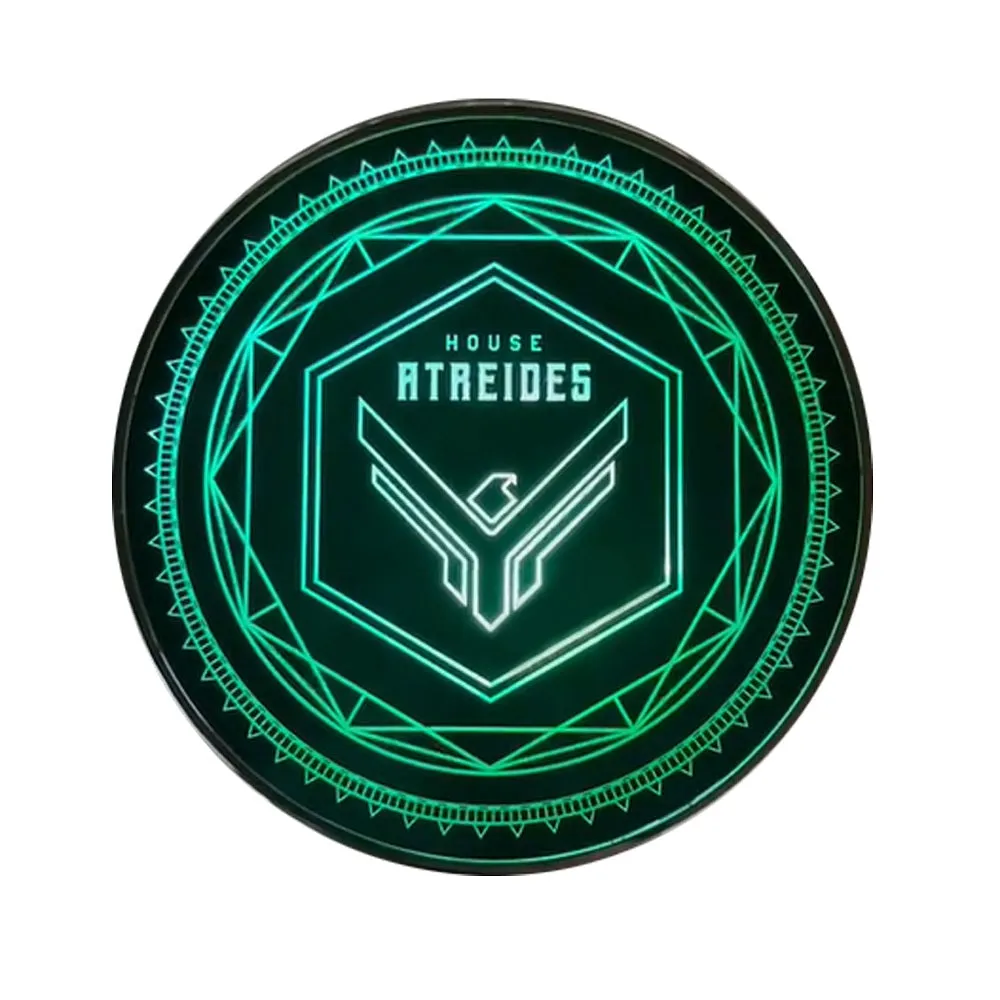 Dune Atreides Qi Wireless Charger With Illuminated Atreides House Crest & Built-In Power Bank