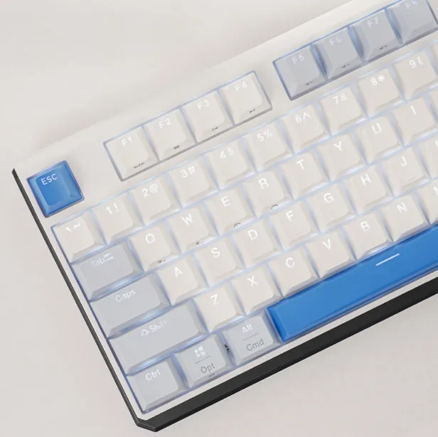 DURGOD K610W/K620W White Backlight Mechanical Keyboard