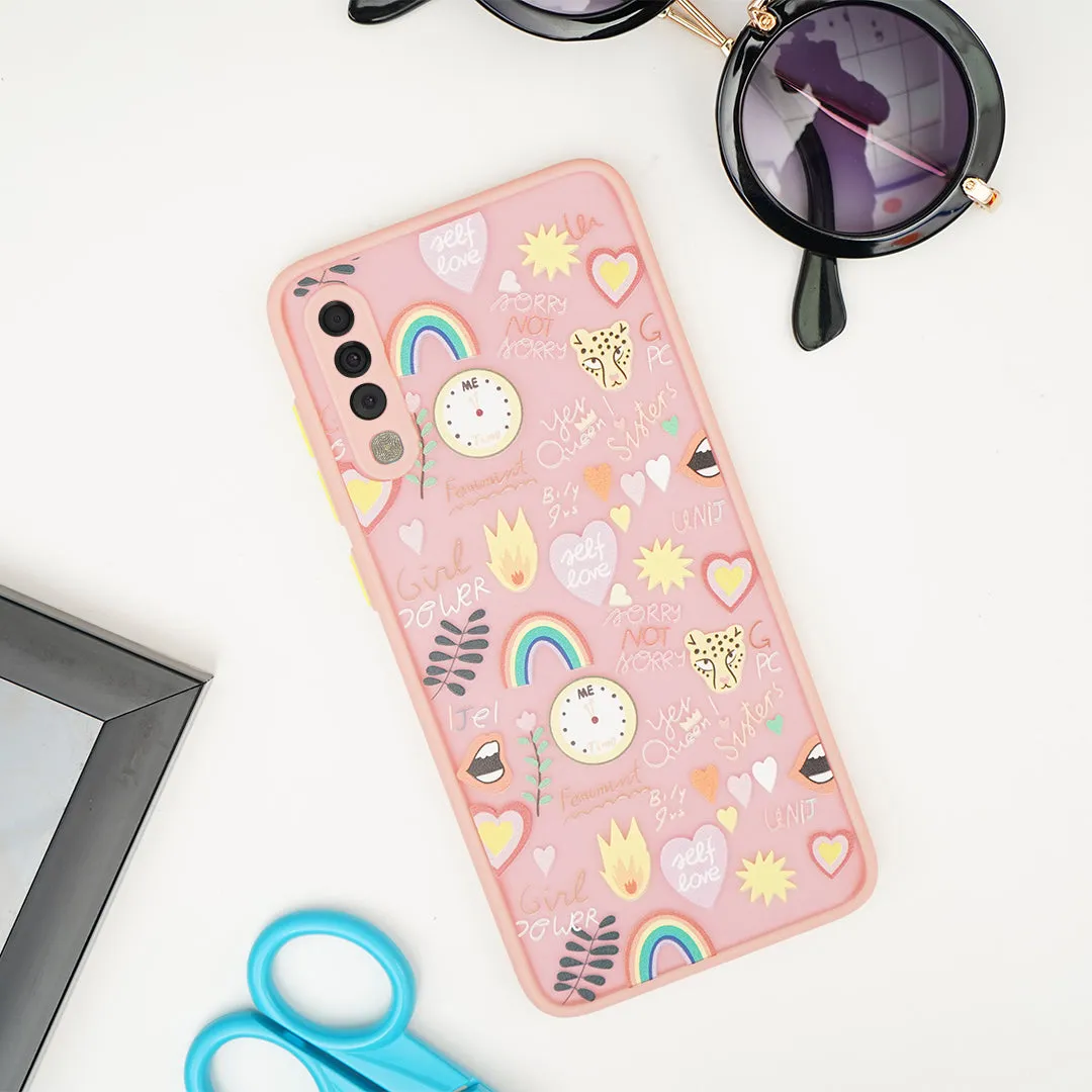 Emoji Printed Matte Finish Case - Samsung