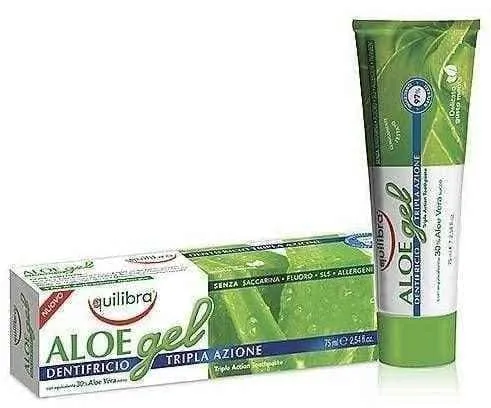 EQUILIBRA toothpaste with a triple action aloe vera gel 75ml