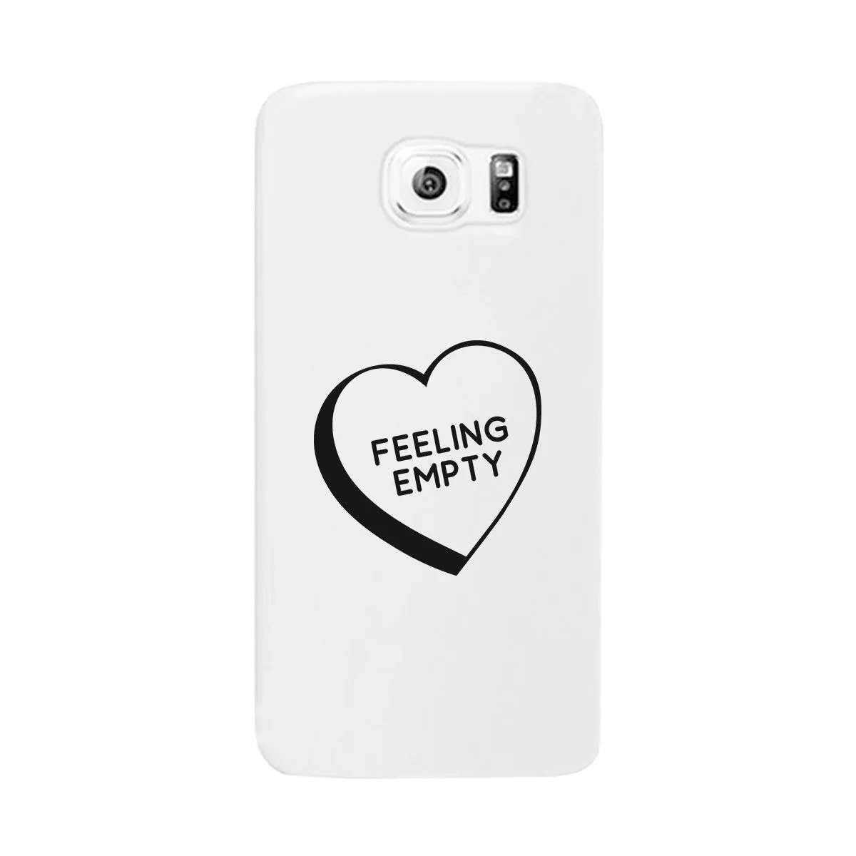 Feeling Empty Heart Graphic Unique Design Black Phone Case