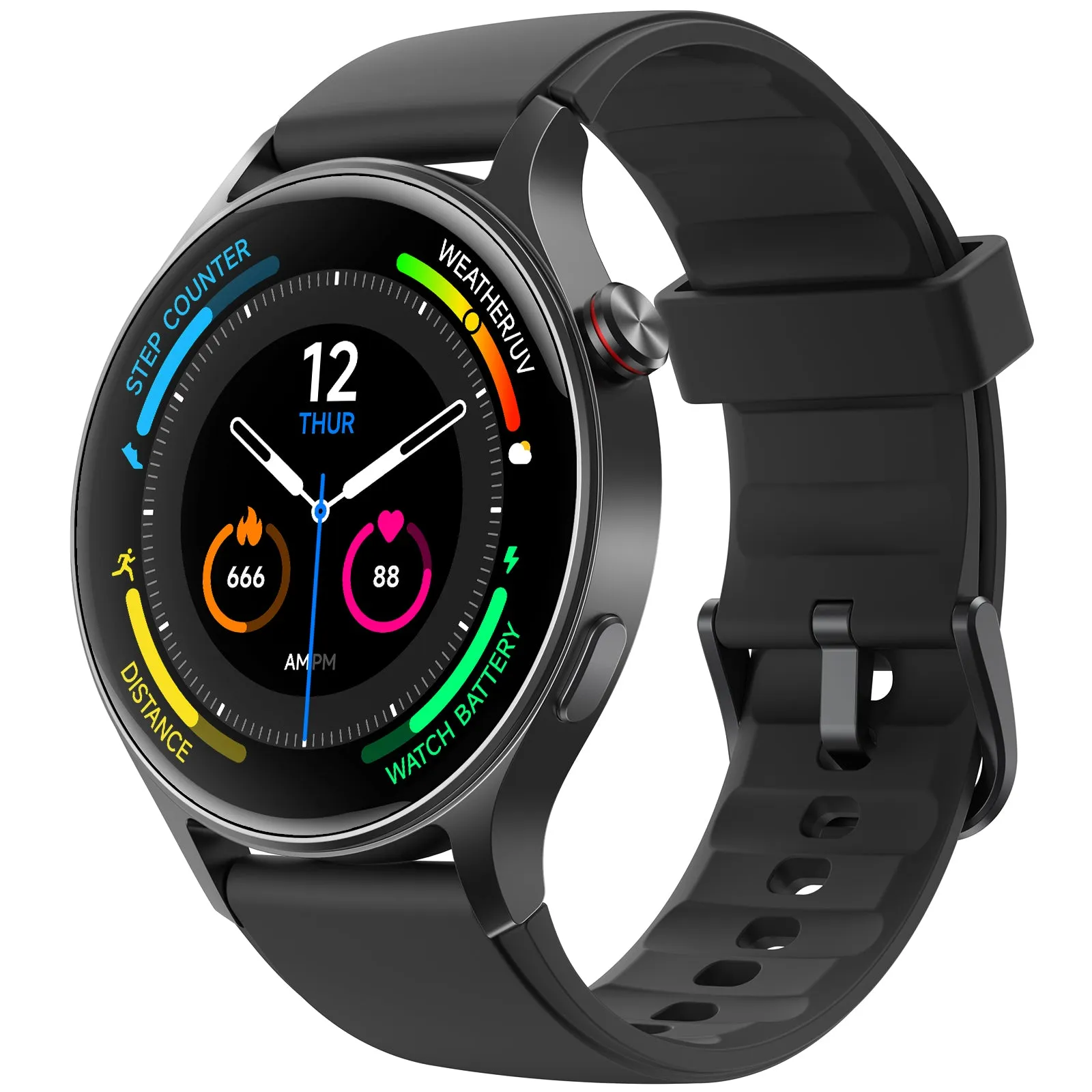 Fitpolo AR-01 Smart Watch with Bluetooth Call & Answer / 1.32" AMOLED Touchscreen