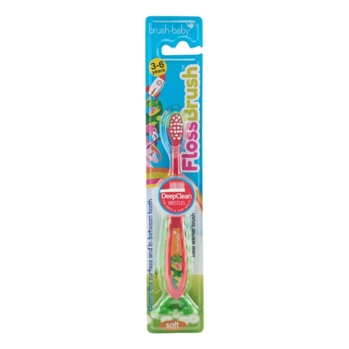 FlossBrush™ Bristles Toothbrush (3-6 Years)