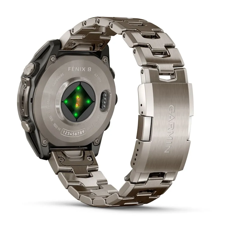 fēnix® 8 – 47 mm | AMOLED - Sapphire, Titanium with Titanium Band