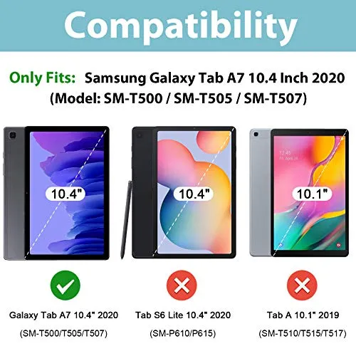 Galaxy Tab A7 10.4 2020 T500/ T503/ T505/ T507 Slim Light Protective Case | ProCase