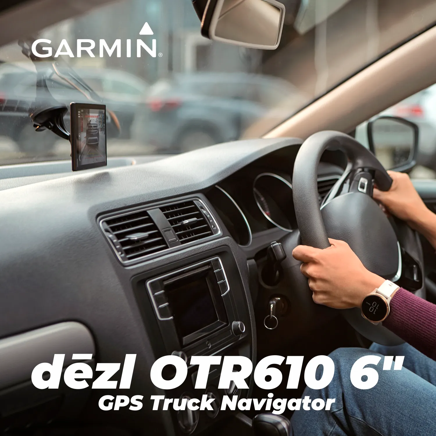 Garmin dezl OTR610 Series Easy-to-Read GPS Truck Navigator