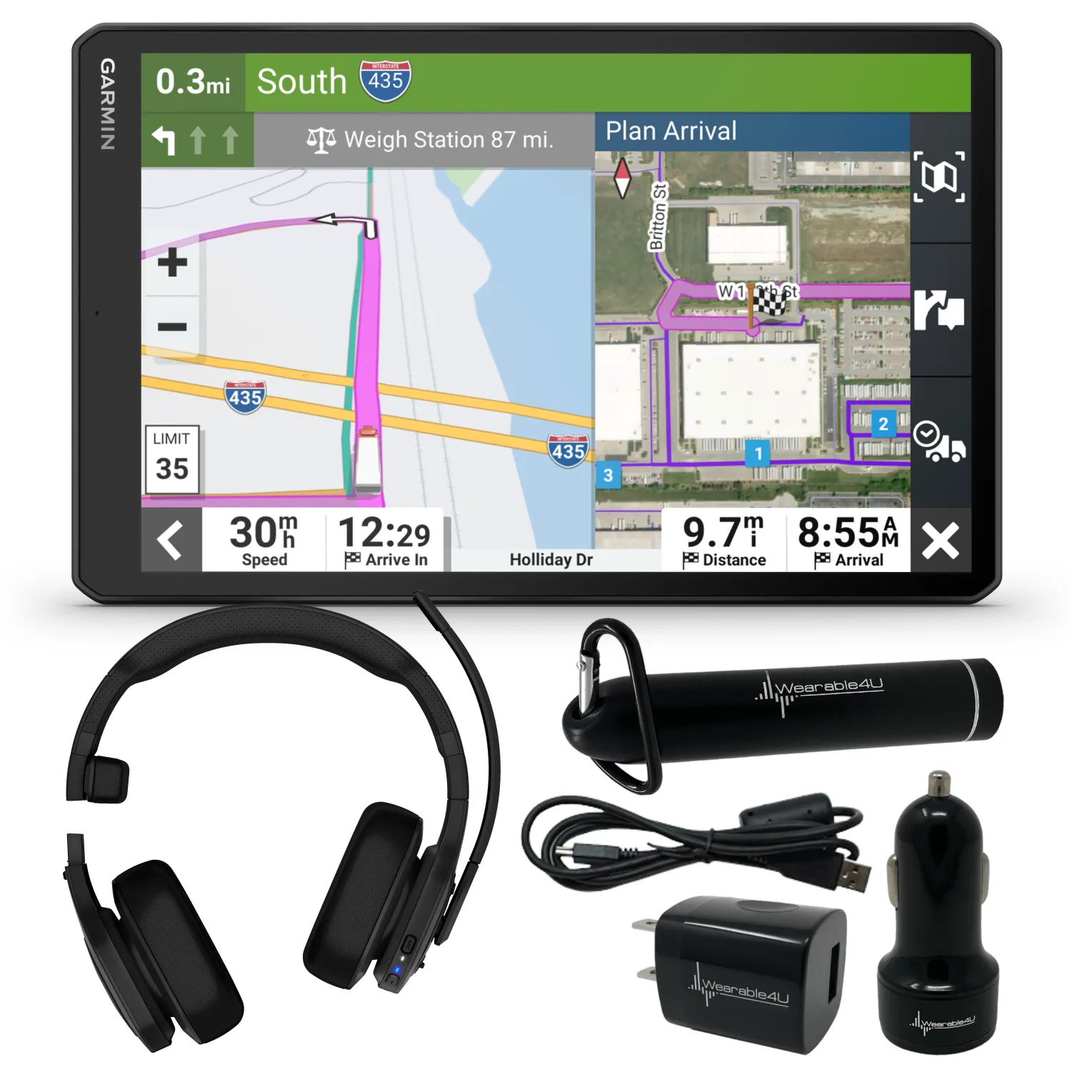 Garmin dezl OTR610 Series Easy-to-Read GPS Truck Navigator