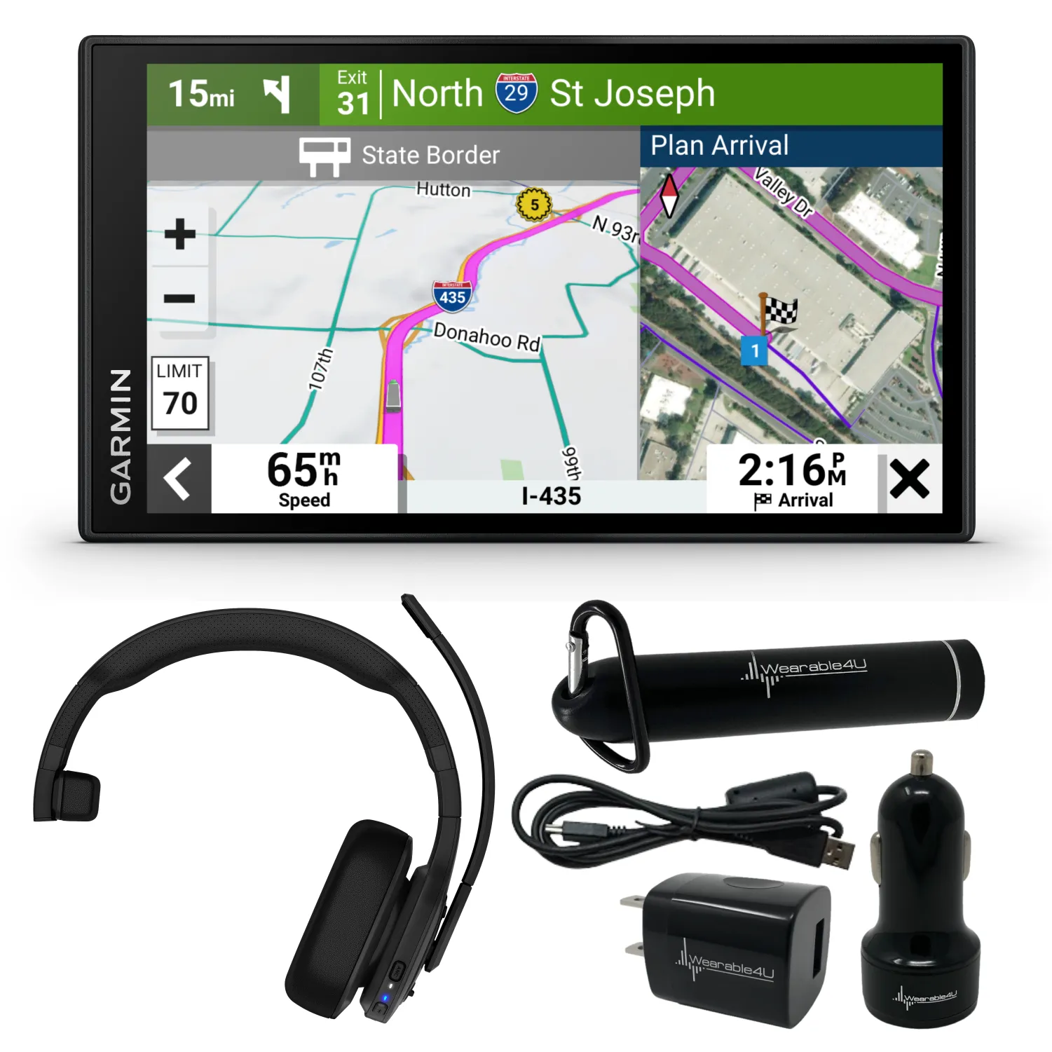 Garmin dezl OTR610 Series Easy-to-Read GPS Truck Navigator