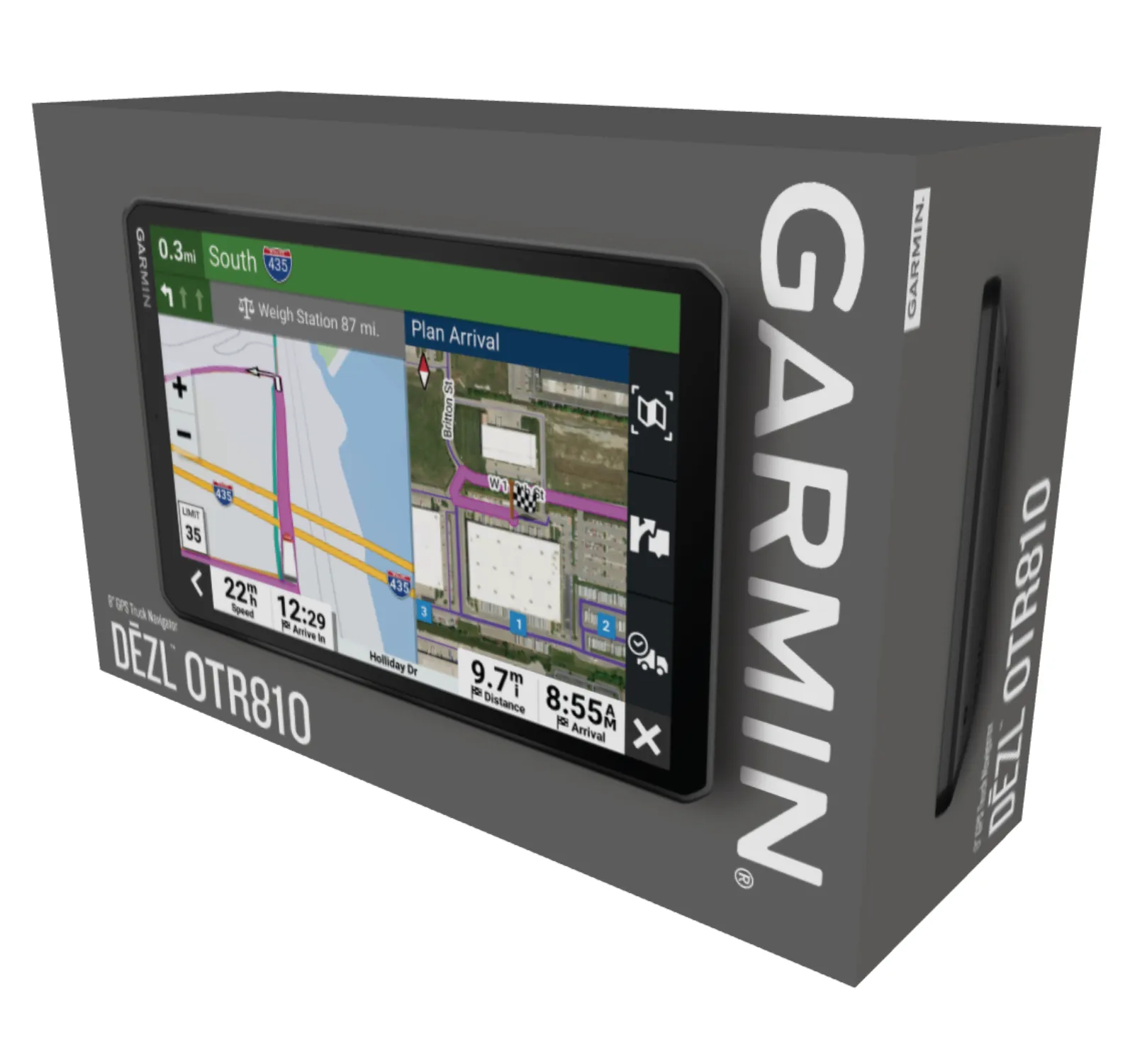 Garmin dezl OTR610 Series Easy-to-Read GPS Truck Navigator