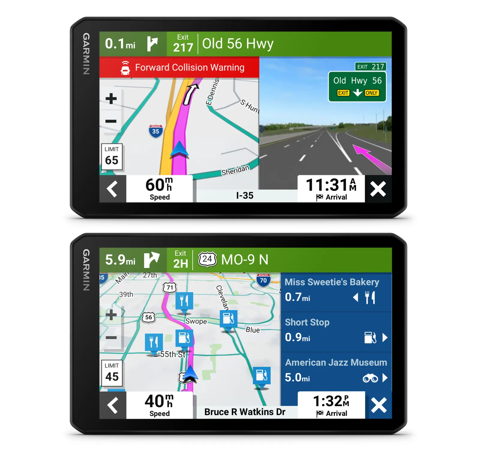 Garmin DriveCam 76, Large, Easy-to-Read 7” GPS car Navigator