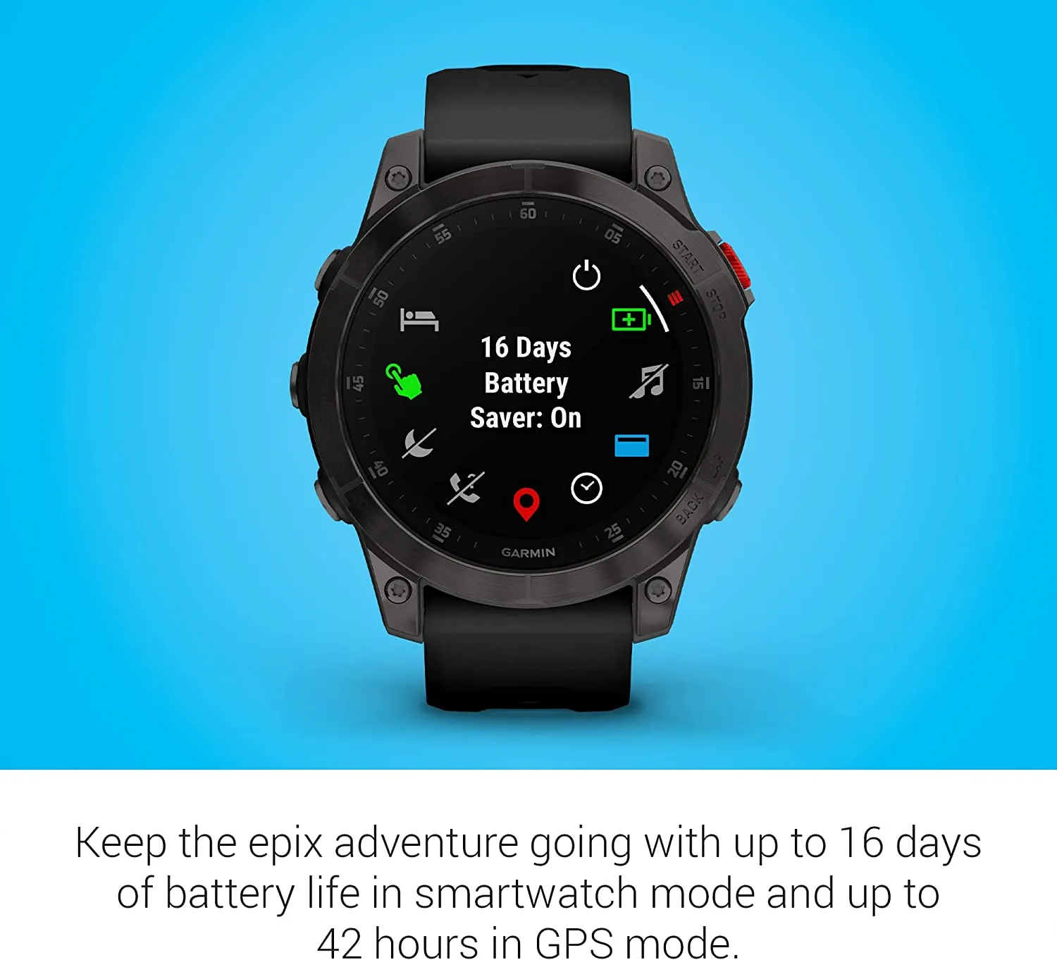 Garmin Epix Gen 2, Premium Active Smartwatch, Health and Wellness Features