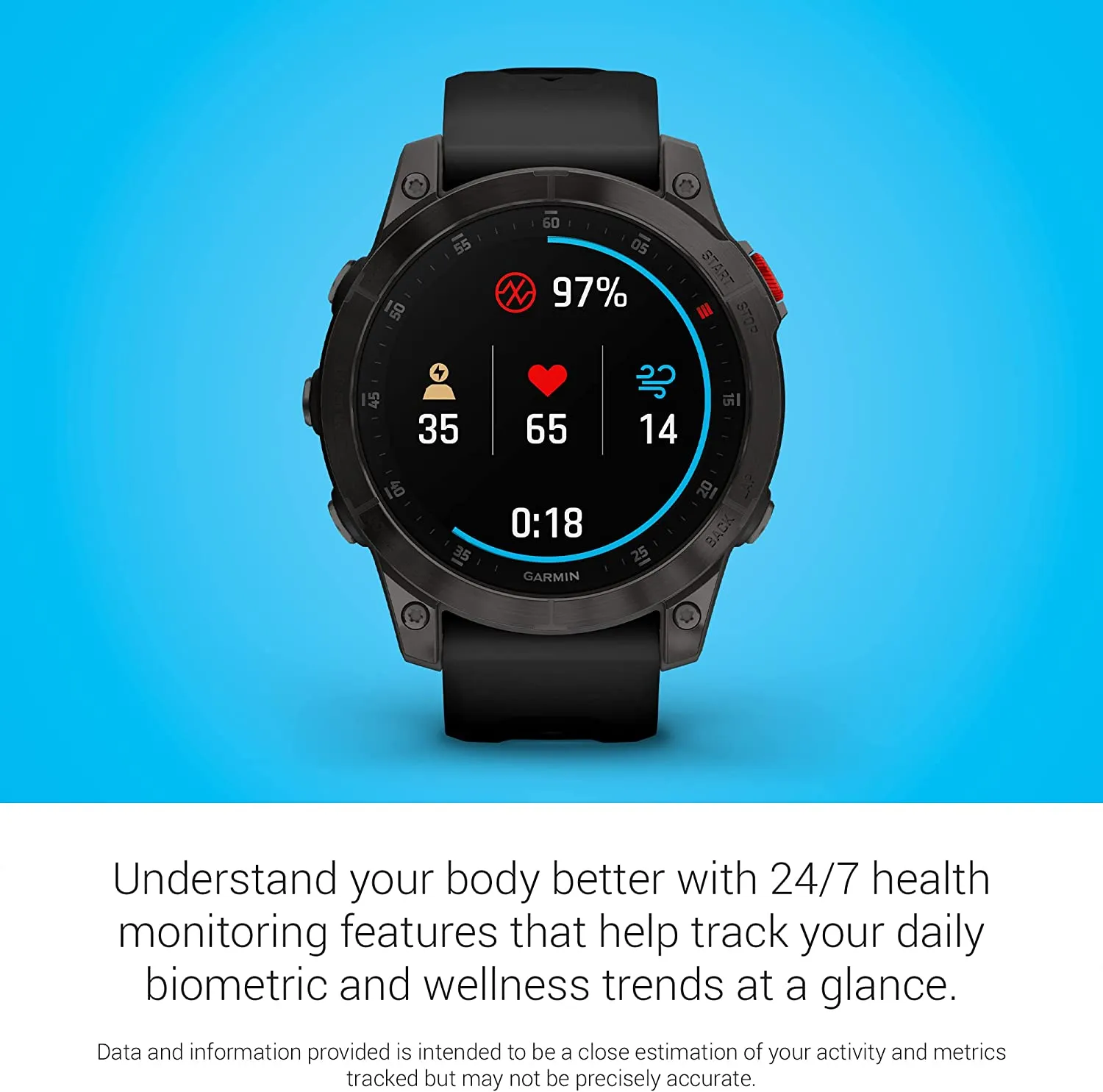 Garmin Epix Gen 2, Premium Active Smartwatch, Health and Wellness Features