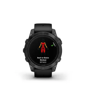 Garmin Epix Pro Std. Edition 47mm Watch Watch Color: Slate Grey Wristband: Black - Silicone