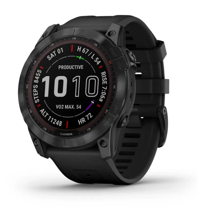 GARMIN® fēnix® 7X Men’s Smartwatch – Sapphire Solar Edition