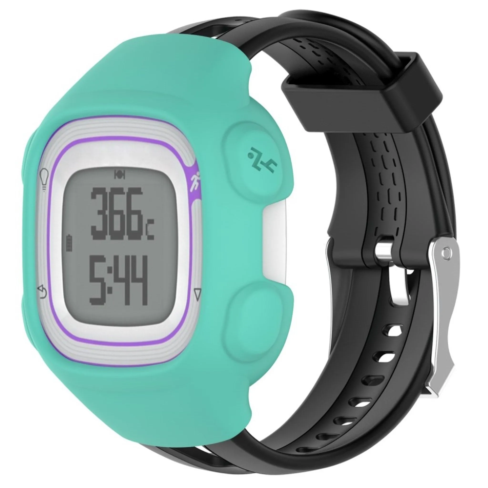 Garmin Forerunner 10 soft silicone case - Cyan