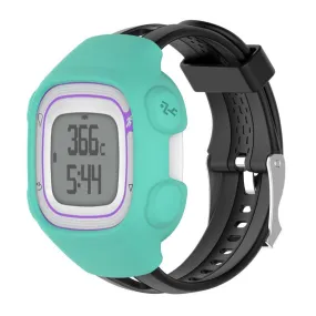 Garmin Forerunner 10 soft silicone case - Cyan