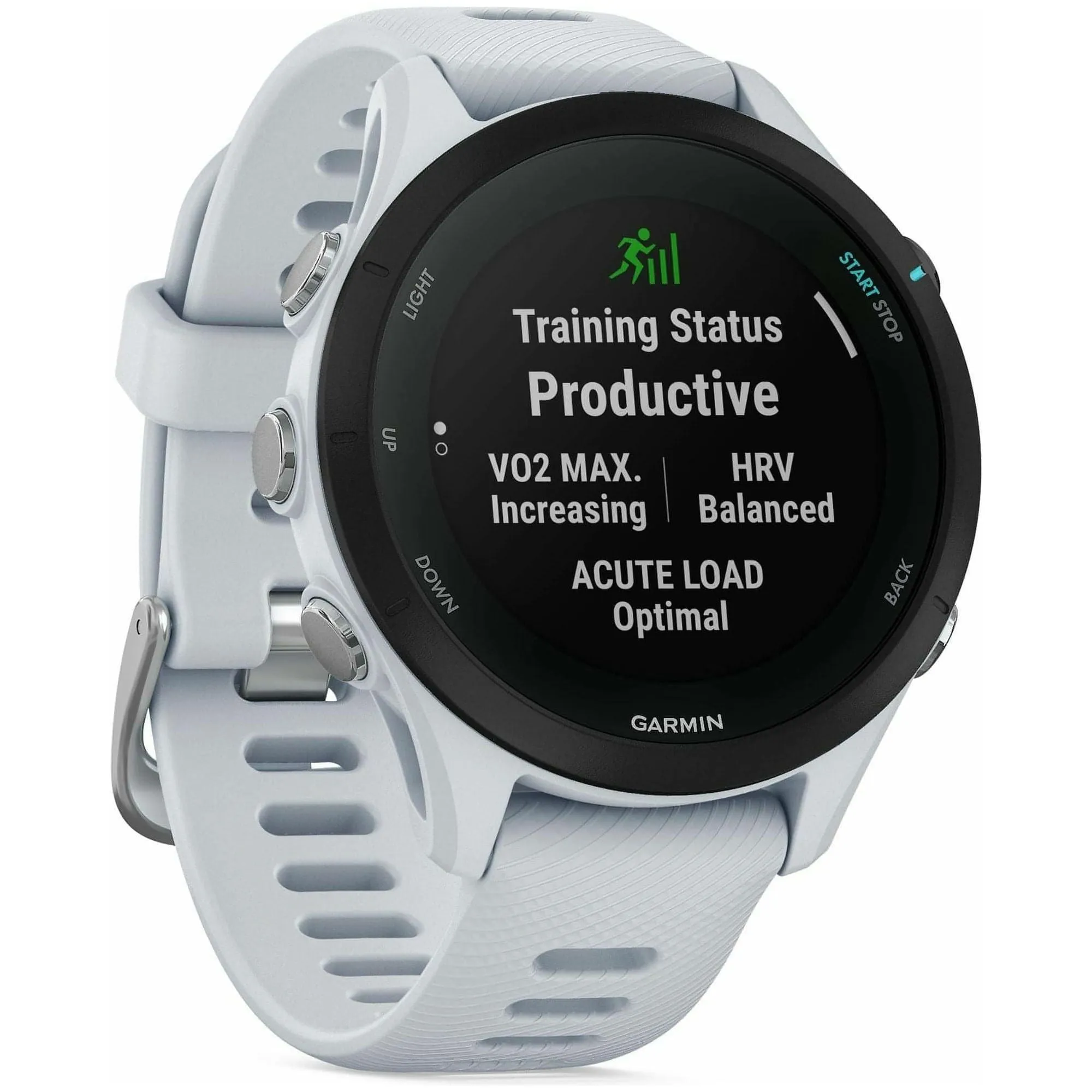 Garmin Forerunner 255S Music HRM With GPS Watch - White