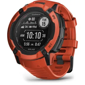 Garmin Instinct 2X Solar Sports Watch (Flame Red)