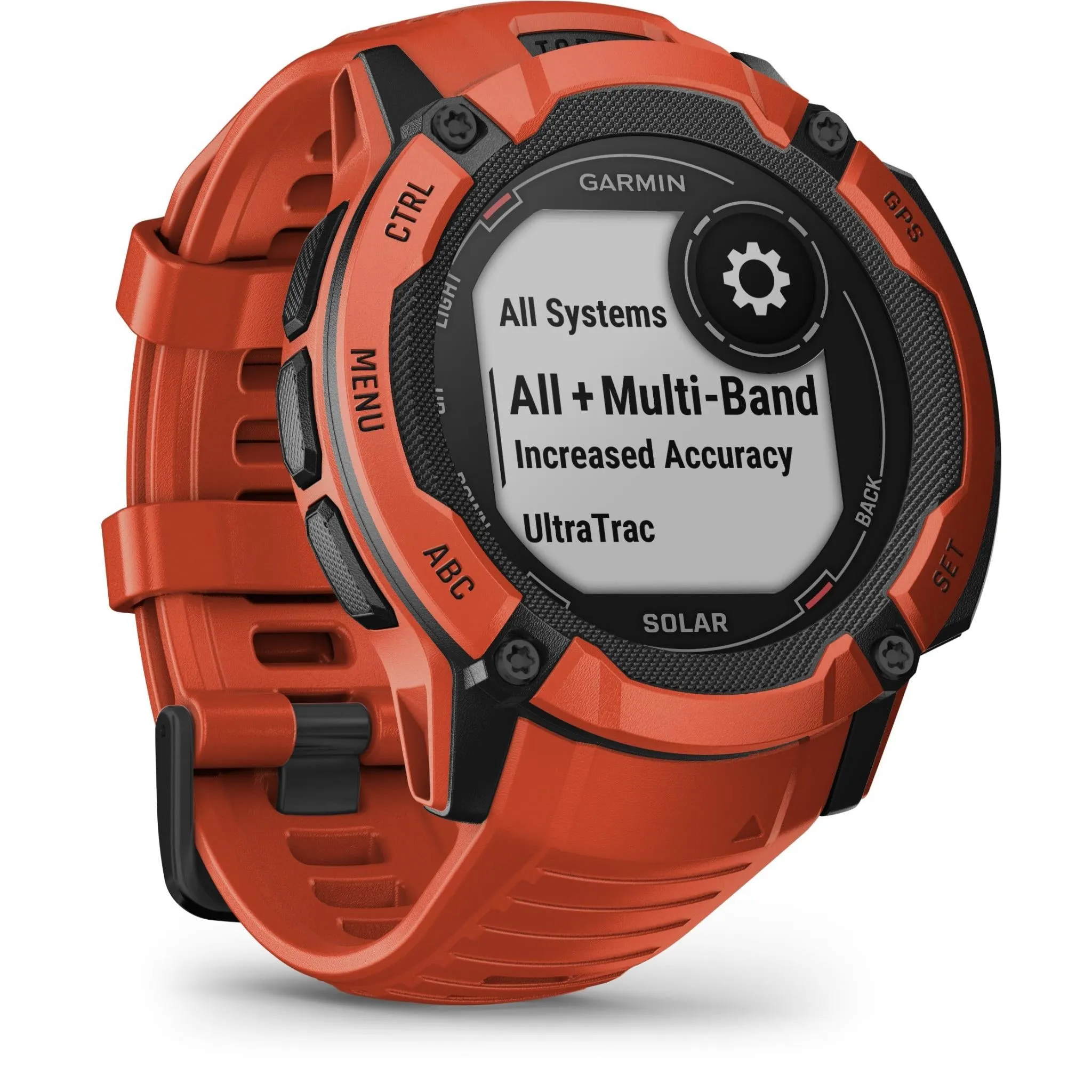 Garmin Instinct 2X Solar Sports Watch (Flame Red)