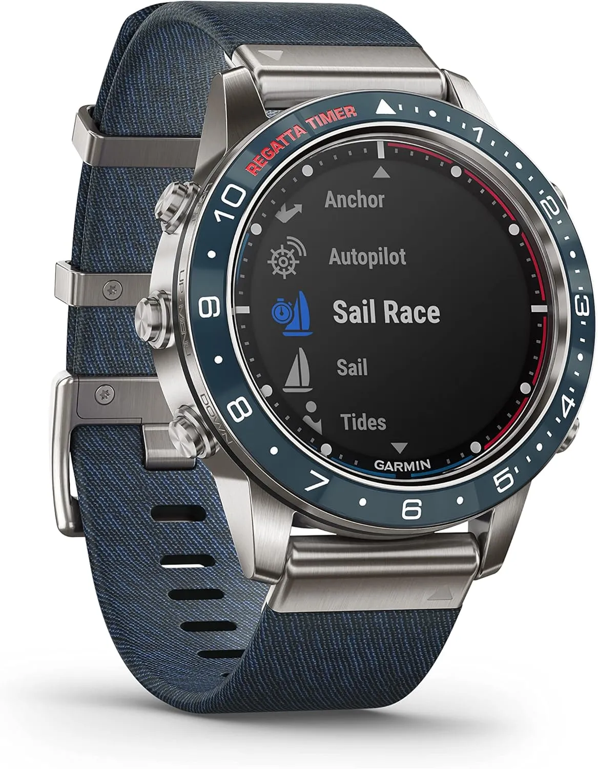 Garmin MARQ Captain Luxury Tool Watch - Advanced Nautical Features, Wind Speed, Tide, Temp Tracking