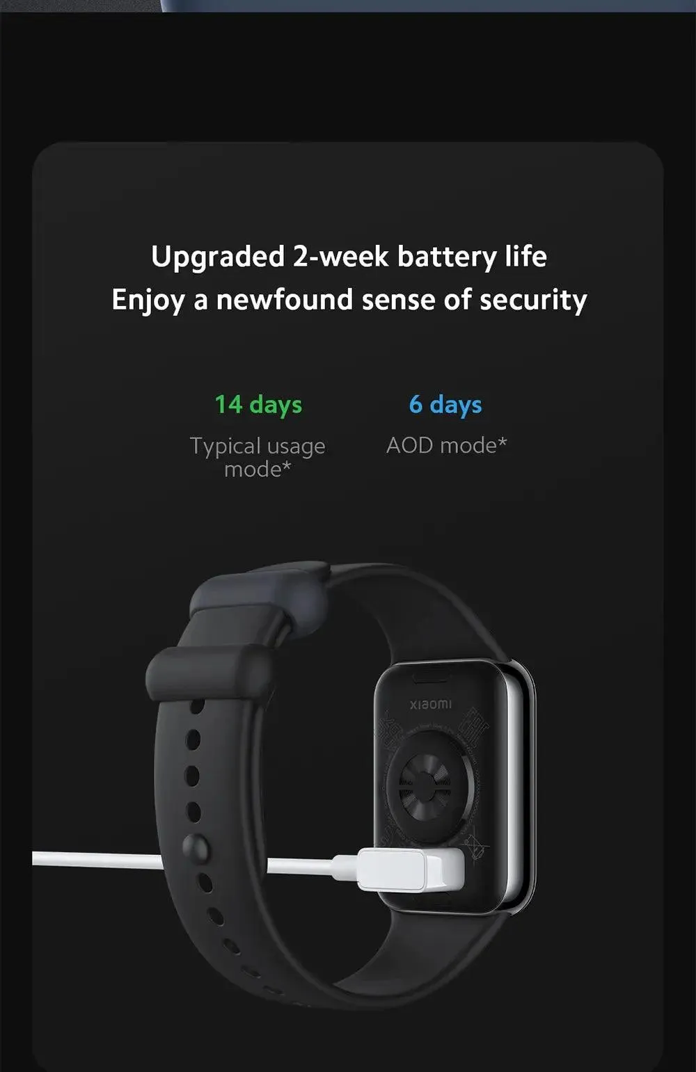 Global Version Xiaomi Smart Band 8 Pro AMOLED Display Large Capacity