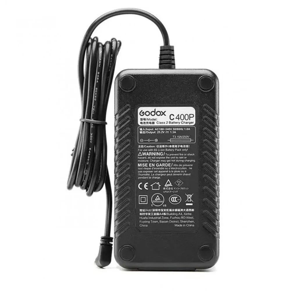 Godox C400P Lithium-Ion Battery Charger for AD400Pro Flash Head (EX DEMO)