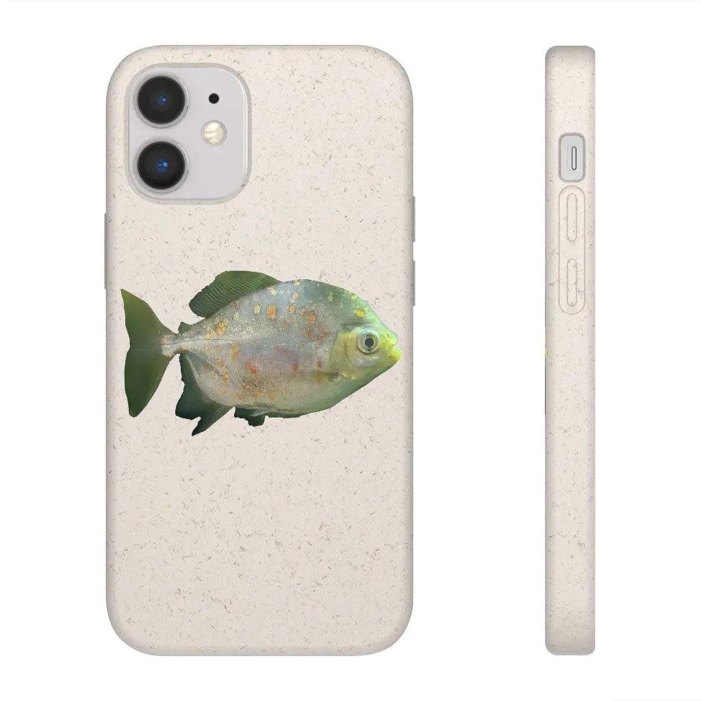 Green Fish with Specs Biodegradable Case