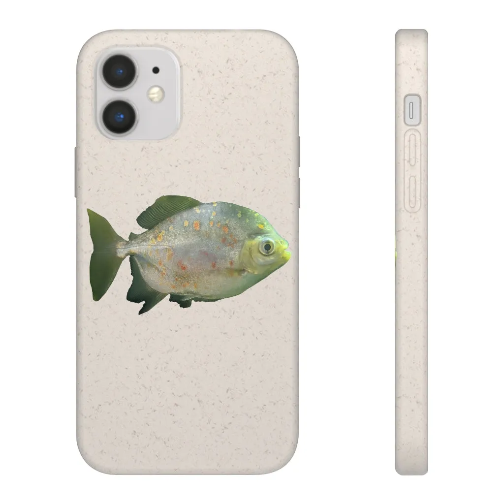 Green Fish with Specs Biodegradable Case