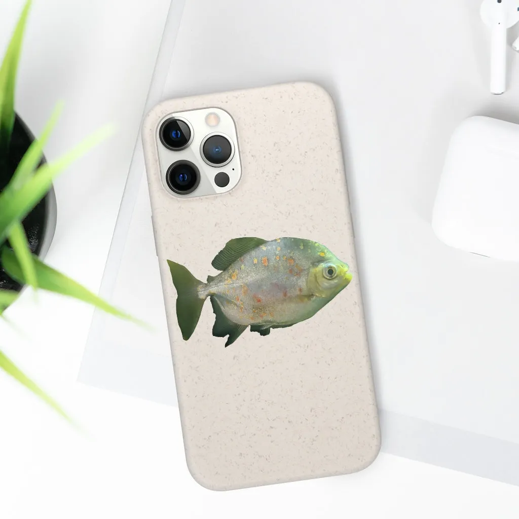 Green Fish with Specs Biodegradable Case