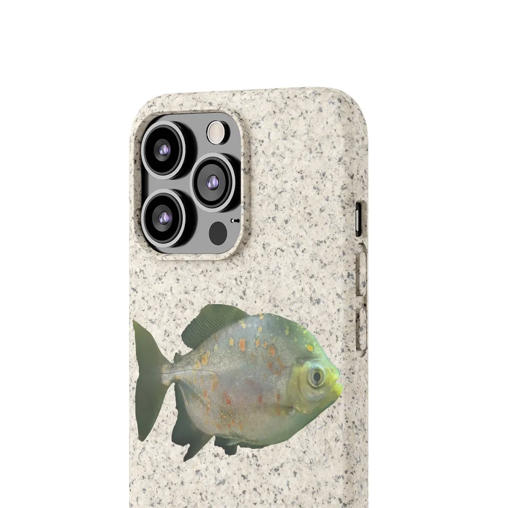 Green Fish with Specs Biodegradable Case