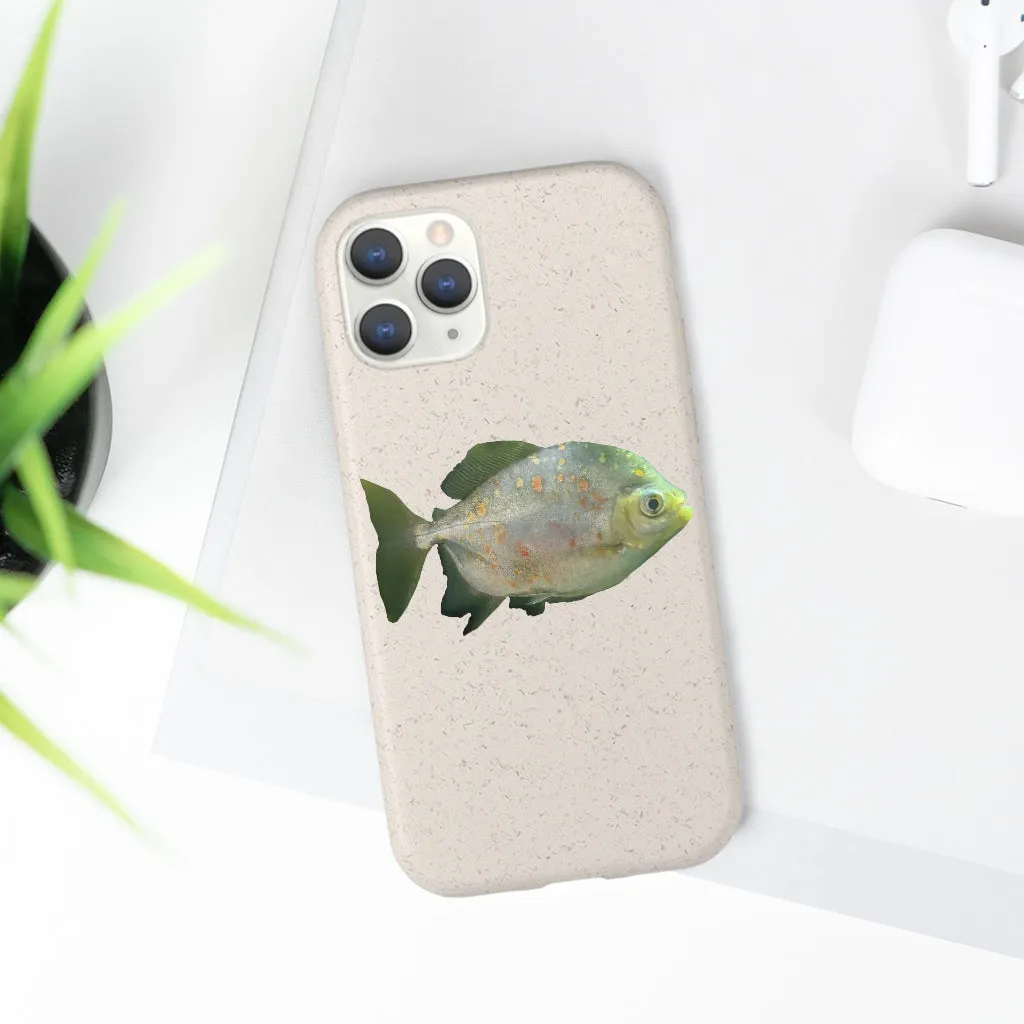 Green Fish with Specs Biodegradable Case