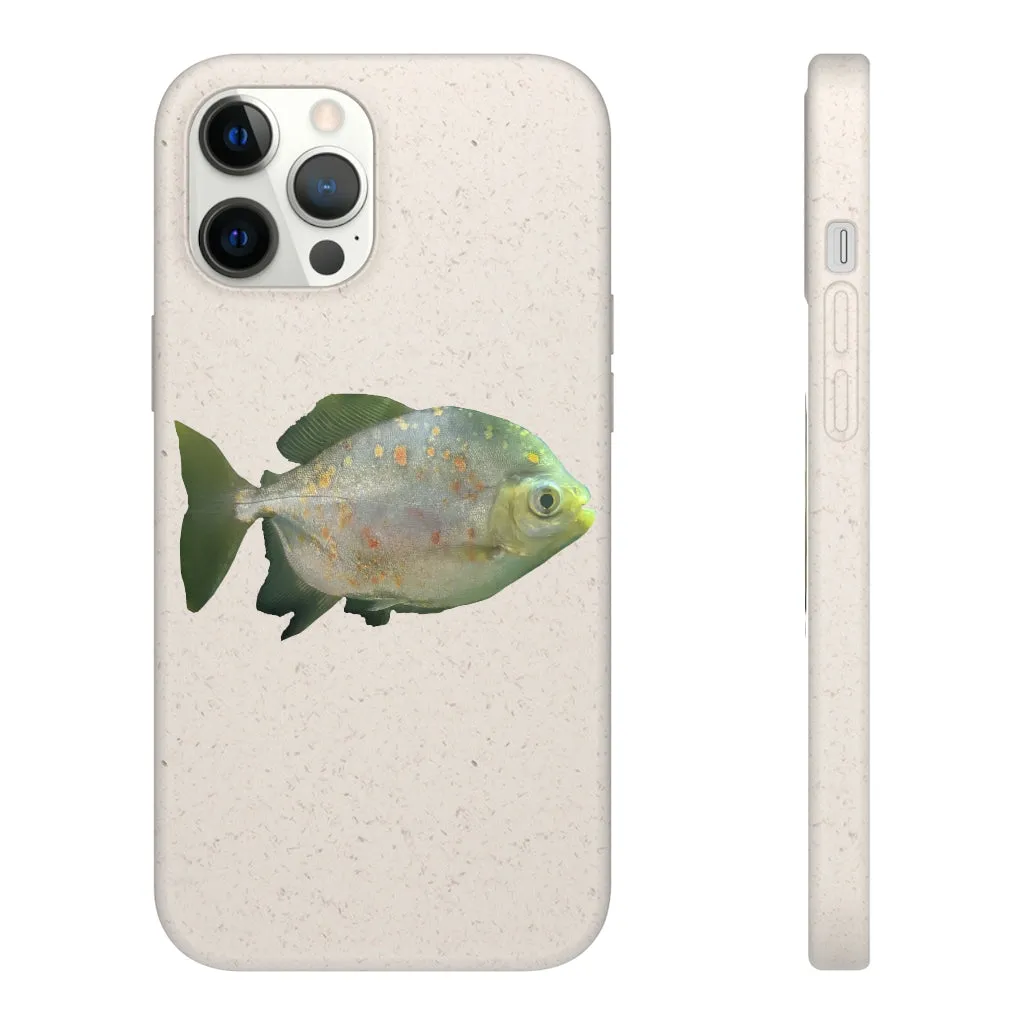 Green Fish with Specs Biodegradable Case