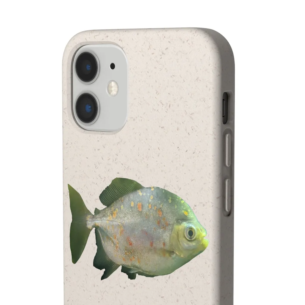 Green Fish with Specs Biodegradable Case