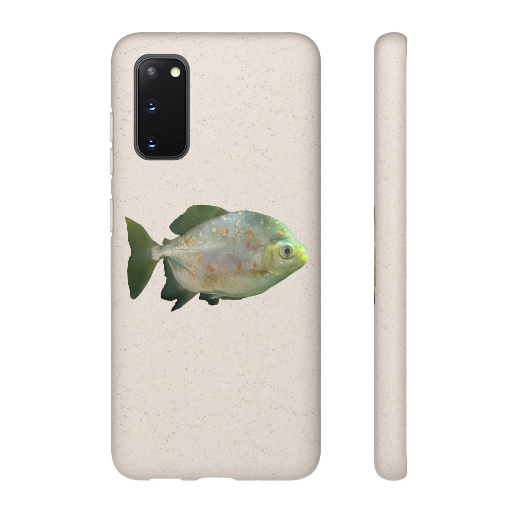 Green Fish with Specs Biodegradable Case