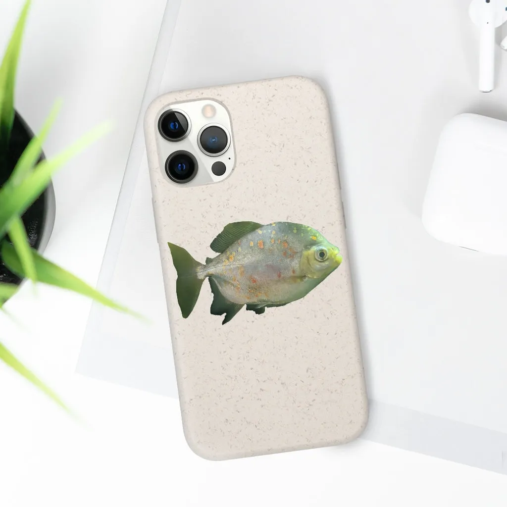 Green Fish with Specs Biodegradable Case