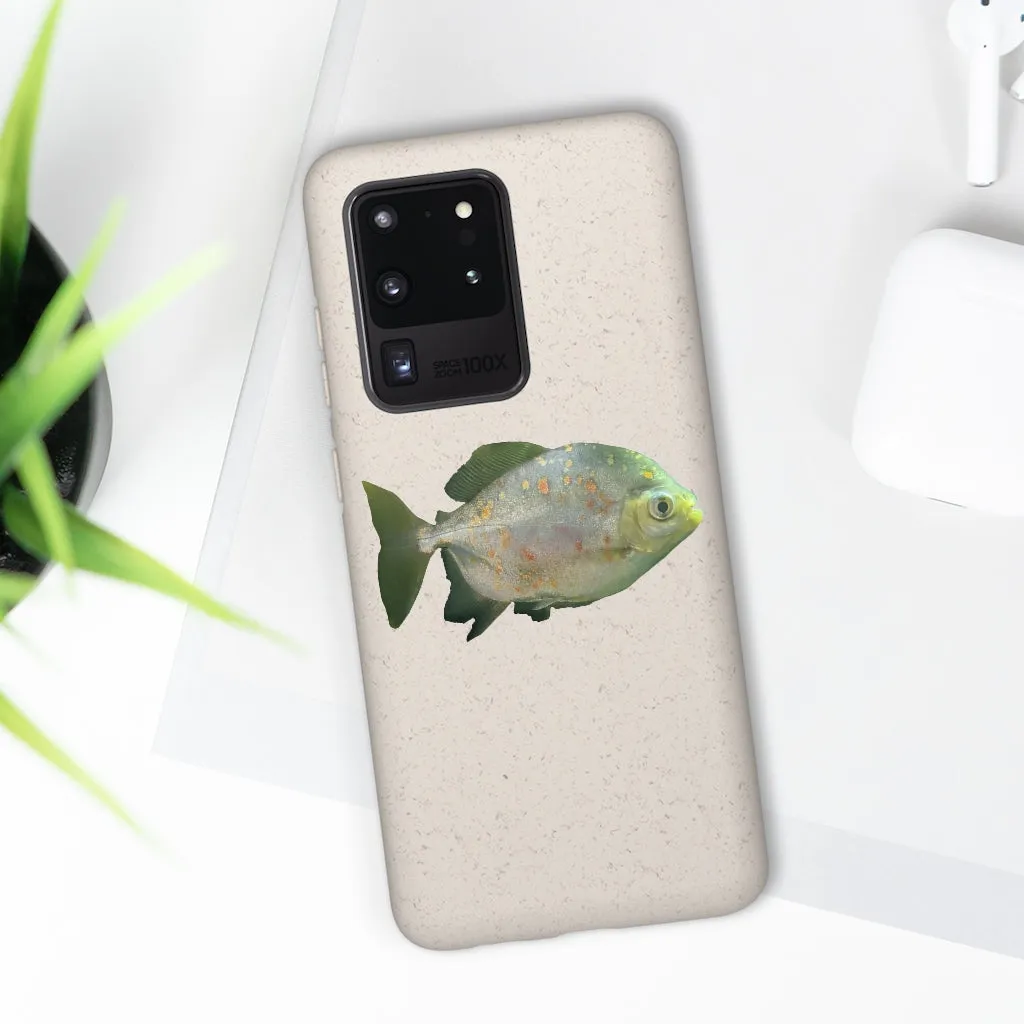 Green Fish with Specs Biodegradable Case